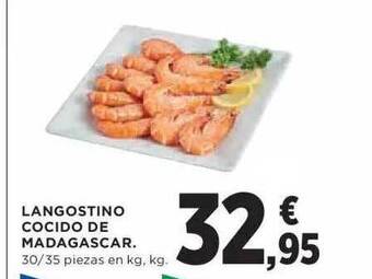 El Corte Inglés Langostino cocido de madagascar oferta