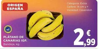El Corte Inglés Plátano de canarias igp oferta