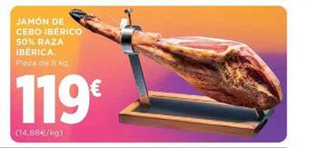 El Corte Inglés Jamón de cebo ibérico 50% raza ibérica oferta