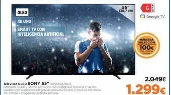 El Corte Inglés Televisor oled sony 55 oferta