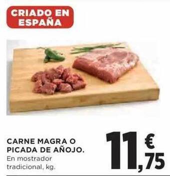 El Corte Inglés Carne magra o picada de añojo oferta