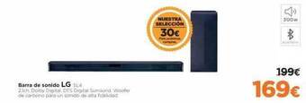 El Corte Inglés Barra de sonido lg oferta