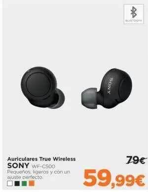 El Corte Inglés Auriculares true wireless sony oferta
