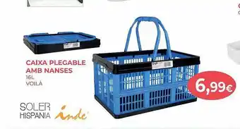 Caixa plegable amb nanses