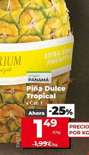 Dia Piña dulce tropical oferta