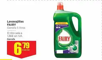 Makro Lavavajillas fairy oferta