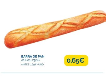 Cash Ecofamilia Barra de Pan oferta