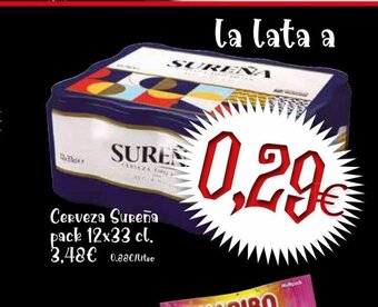 Supermercados Piedra Cerveza Sureña oferta