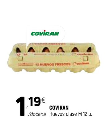 Coviran Coviran Huevos clase M 12u. oferta