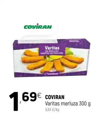 Coviran Coviran Varitas merluza 300g oferta