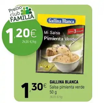 Coviran Gallina Blanca Salsa pimienta verde 50g oferta