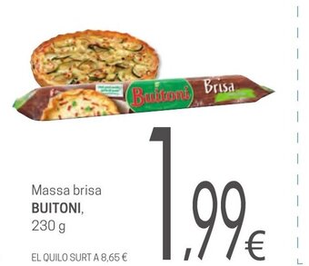 Valvi Supermercats Massa Brisa Buitoni oferta