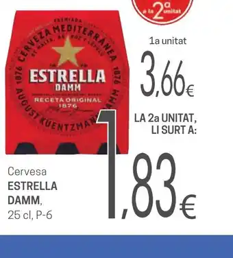 Valvi Supermercats Cervesa Estrella Damm 25cl oferta