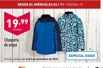Lidl Chaqueta de Esqui oferta