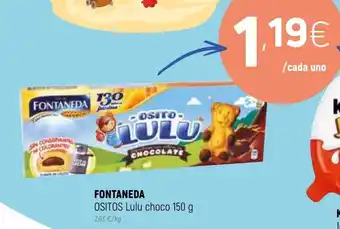 Coviran Fontaneda Ositos Lulu choco 150g oferta
