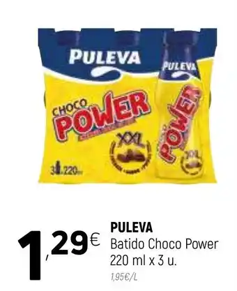 Coviran Puleva Batido Choco Power 220ml x 3u. oferta
