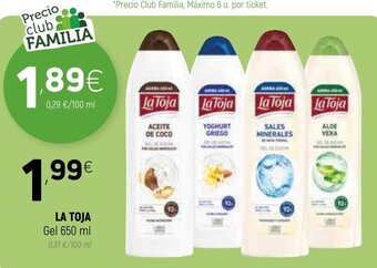 Coviran La Toja Gel 650ml oferta