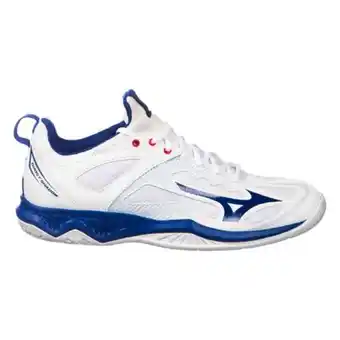 Decathlon Zapatillas squash mizuno ghost shadow hombre blanco/azul oferta
