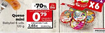 Maxi Dia Queso babybel oferta