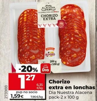Maxi Dia Chorizo extra dia oferta