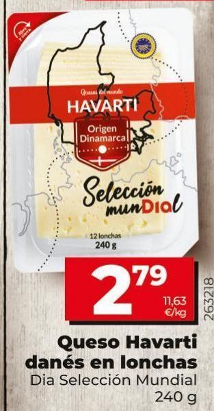 Maxi Dia Queso havarti dia oferta
