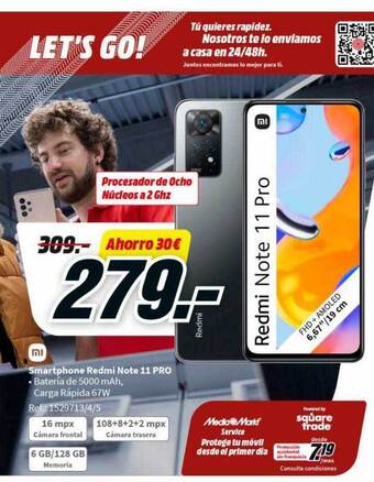 MediaMarkt Smartphone redmi note 11 pro oferta