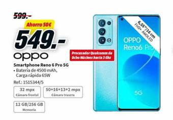 MediaMarkt Oppo smartphone reno 6 pro 5g oferta