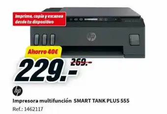 MediaMarkt Impresora multifunción smart tank plus 555 hp oferta
