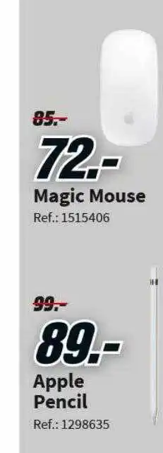MediaMarkt Magic mouse apple pencil oferta