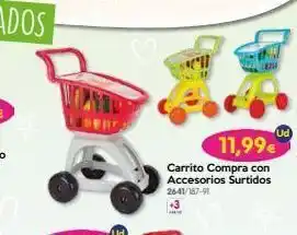 Don Dino Ch 11,99€ carrito compra con accesorios surtidos 2641/187-91 +3 ud oferta