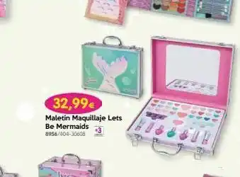 32,99€ maletin maquillaje lets be mermaids 8956/404-30608 +3