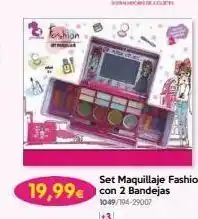 Don Dino Fashion 19,99€ con 2 bandejas 1049/194-29007 set maquillaje fashion oferta