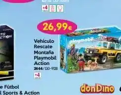Don Dino 26,99€ vehiculo rescate montaña playmobil action 2444/130-9128 playmobil don dino 61 oferta