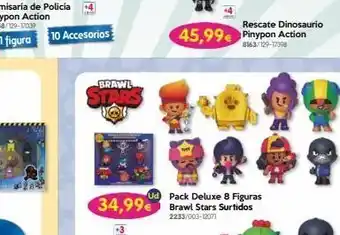 Don Dino 10 accesorios brawl stars ud pack deluxe 8 figuras 34,99€ brawl stars surtidos 2233/003-12071 rescate dinosaurio 45,9 oferta