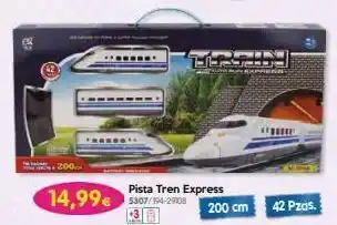 Don Dino 200 14,99€ $307/194-29708 pista tren express tele 200 cm 42 pzas. oferta