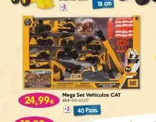 Don Dino 24,99€ 604/406-8337 +2 mega set vehiculos cat 18 cm 40 pzas. oferta