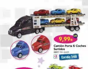 Don Dino 9,99€ camión porta 6 coches surtidos 5897/194-66629 escala 1:48 oferta