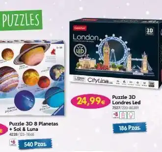 Don Dino Puzzles 200/1 puzzle 3d 8 planetas 540 pzas. london led cityline 579 puzzle 3d 24,99€ londres led 7527/220-803091 oferta