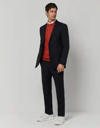 Roberto Verino Traje half canvas slim fit raya diplomática marino oferta