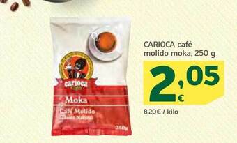 HiperDino Carioca café molido moka oferta