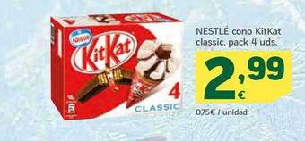 HiperDino Nestlé cono kitkat classic oferta