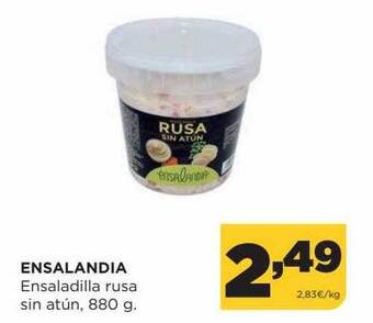 Alimerka Ensalandia ensaladilla rusa sin atún oferta