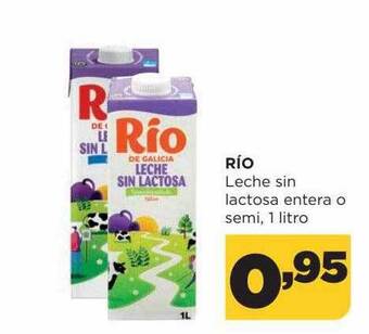 Alimerka Río leche sin lactosa entera o semi oferta