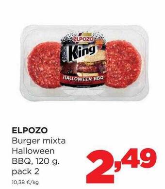 Alimerka Elpozo burger mixta halloween bbq oferta