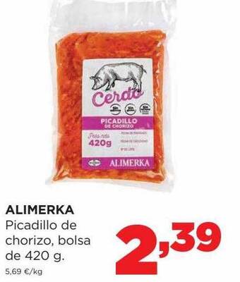 Alimerka Alimerka picadillo de chorizo oferta