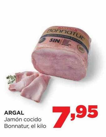 Alimerka Argal jamón cocido bonnatur oferta