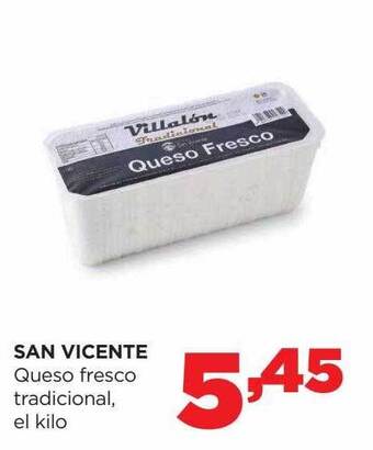Alimerka San vicente queso fresco tradicional oferta