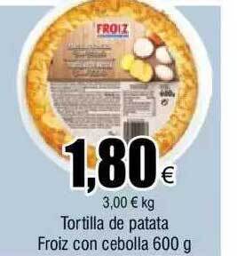 FROIZ Tortilla de patata froiz con cebolla oferta