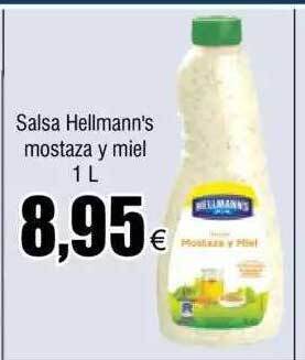 FROIZ Salsa hellmann's mostaza y miel oferta