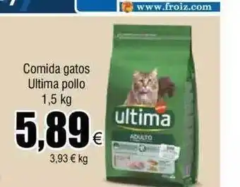 FROIZ Comida gatos ultima pollo oferta